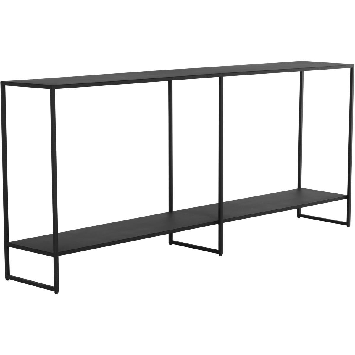 SUNPAN 111603 Eiffel 80 X 14 inch Black Console Table
